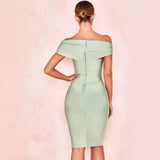 Insebay Sexy Shoulder Banded Dress Dress High Waist Tight