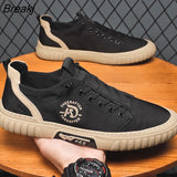 Men Shoes Comfortable All-match Sneakers Men's Summer Breathable Ice Silk Cloth Casual Walking Shoes Outdoor Sports