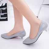 Cm Low Heel High Heels Stiletto Wild Women's Shoes Simple Comfort Work Shoes Shallow Mouth Pointed Single Shoes Fashion