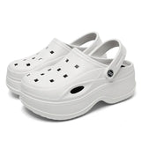 Toe Eva Platform Sandals for Women 2024 Summer Soft Thick Bottom Clogs Slippers Woman Anti-Slip Beach Slides Garden