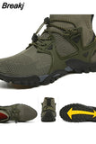 Mesh Breathable Hiking Shoes Size 36-47 Mens Sneakers Outdoor Trail Trekking Mountain Climbing Sports Shoes for