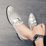 Shoes Leather Men Designer Sneakers for Men Casual Loafers Lace-up Shoes Mens High Tops Zapatos De Hombre big size
