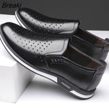 New Men Loafers Male Leather Casual Shoes Fashion Adult Moccasins Mens Driving Shoes Man Footwear Unisex Brogues