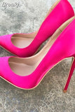 color elegant lady pointed toe 12cm 10cm 8cm high heel plus size 33-45 wedding queen crossdress unisex pumps BM049