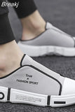 New Summer Comfort Casual Fashion Outdoor Beach Sports Low Tops Breathable Lightweight Men Half Closed Toe