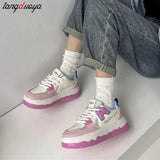 Casual Sneakers for Women Platform Breathable Running Sports Chunky Shoes Student Comfortable Kawaii Ladies Footwear