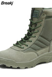 Military Boots Men Boots Special Force Desert Combat Army Boots Outdoor Hiking Boots Ankle Shoes Men Work Safty