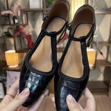 Breakj Luxury Small Retro Spring New Women's Shoes Sandals Wearing Pointed Single