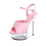 Sandals Woman Drag Queen High Heels 13-15CM Platform Ladies Sandals Open Toe Women Wedding Shoes Sandals Big Size