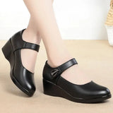 Women Sexy Navy Blue Light Weight Comfort Spring & Summer Buckle Strap High Heel Shoes Lady Casual Party Club Pumps