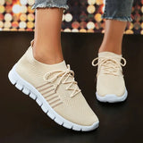 Lightweight Soft Sole Sneakers for Women Autumn Green Breathable Mesh Flats Woman Comfort Slip On Running Shoes