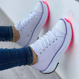 Canvas Shoes Women Cross Strap Sneakers Round Toe Thick Sole Casual Shoes Women 2023 New Summer Women's Vulcanized