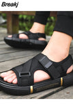 Breathable Comfort Slip on Plus Size Open Shoes Casual Sandals Summer Shoes Sandal Mens PVC Sandalias Hiking