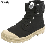 New Canvas Shoes Women Boots Palladium Style Fashion High-top Military Ankle Casual Shoes Female High Quality