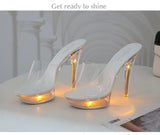 Breakj 13CM Luminous Female Slippers