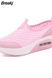 Women Casual Shoes 2023 Soft Bottom Walking Shoes Woman Air Mesh Vulcanize Shoes Summer Chunky Sneakers For Basket Femme