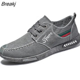 with Men Canvas Shoes Breathable Outdoor Casual Cloth Shoes Comfortable Spring Autumn Men's Shoes Walking