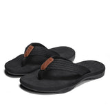Summer Men Flip Flops Beach Sandals Anti-slip High Quality Men Shoes Trendy Men Beach Slipper Big Size