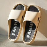 Men New Summer Slippers Fashion EVA Soft Bottom Casual Slides Light Beach Shoes Male Non-Slip Home Bathroom Sandals and