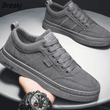 Men Casual PU Leather Shoes Trend Men's Board Shoes Wild Mens Flats Shoe Waterproof Non-slip Skateboard Shoe Male