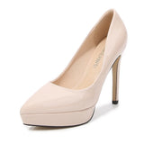 Stiletto High Heels Shoes Sexy Shallow Mouth Single Shoes Plus Size 35-45 Women's Work Dress Shoes High Heel Pumps