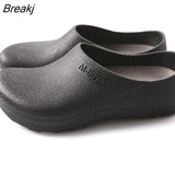 Kitchen Non-slip Chef Shoes Casual Flat Work Shoes Breathable Resistant Kitchen Cook Working Shoes Size