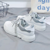 Women Sneakers Shoes Flat Shoes Spring Trend Casual Flats Sneakers Female New Fashion Comfort White Platform Vulcanized