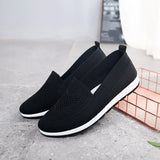 Women Mesh Breathable Flat Shoes 2023 New Ladies Comfort Light Casual Sneaker Women Slip on Loafers Outdoor Walking