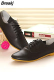Spring Women Oxford Shoes Ballerina Flats Shoes Women PU Leather Shoes Moccasins Lace Up Loafers White Shoes