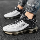 Men Sneakers Running Boots Fashion Outdoor Jogging Sports Shoes Mesh Breathable Cushioning Black Basket Footwear Male Big