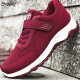 Ladies Sneakers Light Breathable Flat Wear Resisted Anti-Slippery Basket Vulcanized Shoes Women Comfort Casual