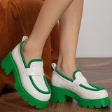 Women Loafers Shoes Brand New Dropship 2023 Spring Fashion Sweet Lolita Cosplay Walking Comfy Chunky Heels Women
