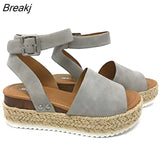 Shoes for Women High Heels Sandals Summer Shoes 2021 Flip Flop Chaussures Femme Platform Sandals Plus Size