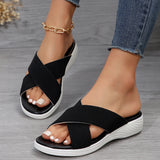 Summer Slippers Women's Shoes Women's Sandals Roman Flat Slippers Casual Beach Indoor and Outdoor Shoes Sandals