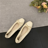 Bow Knot Flats Slip On Casual Shoes Women Boat Ballet Flat Ballerina Soft Moccasins Female New Fashion Gold Sliver