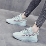 Women's Platform Sport Shoes Comfortable Breathable Outdoor Running Sneakers Lightweight Casual Tennis Shoes