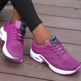 Women Running Shoes Breathable Casual Shoes Outdoor Light Weight Sports Shoes Casual Walking Sneakers Tenis Feminino