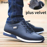 Men's PU Leather Business Casual Shoes Men's Outdoor Breathable Sports Shoes Men's Fashion Loafers Walking