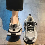 For Women Causal Sneakers Platform Shoes Fling Sneakers Basket Lace-Up Casual Chunky Shoes Plus Size43 Zapatos De