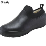 Men Shoes Kitchen Working Shoes Add Cotton Non-slip Waterproof Chef Shoes Casual Unisex Work Shoes Water Shoes Rain Cotton