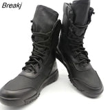 Men's Work Shoes SFB Light Men Combat Ankle Military Army Boots Waterproof Lace Up Tactical Boot Fashion Mesh Motorcycle
