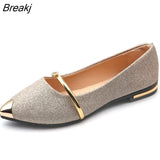 Style Women Flats 2023 Spring Summer Flat Shoes Woman Pointed Toe Slip On Fashion Loafers Female Casual Lazy Shoe