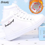 Women Snow Boots Winter Plush Keep Warm Cotton Shoes Lace Up Velvet Ankle Boots Platform Student Leisure Zapatos De Mujer