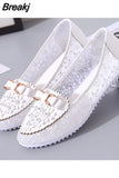 Women Summer Shoes Breathable Female Shoes Ladies Slip on Flat Platform Sandals Shoes Woman Flats Loafers