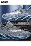 NEW Summer Men's Thin Tide Shoes Hollow Breathable Men's Tide Brand Sneakers Running Net Shoes Youth Blade