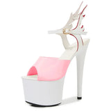 Stripper Heels Women Shoes Sexy Show Sandals Party Club Platform Stiletto High-heeled Pole Dance Prom Dress Shoes