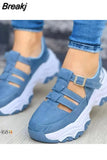Sneakers 2023 Black Thick Sole Designer Breathable Lace Up Fashion Ladies Athletic ShoesHeightening Vulcanized