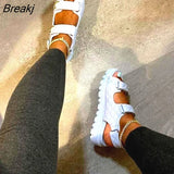 New Fashion Women Platform Sandals Comfort Summer Opened Toe Outdoor Sports Beach Height Increase Plus Size