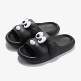 Indoor Cotton Dog Slippers Flat Women Men Bathroom Slides Couples Summer Shoes Soft EVA Non-slip Funny Beach Flip