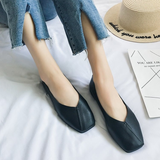Soft Leather Small Leather Shoes Spring Classic Lightweight Flat Shoes Female Harajuku Students All-match Beanie